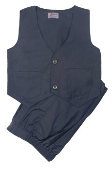 بدله ولادي 991 رصاصي غامق (صدريه + بنطال)